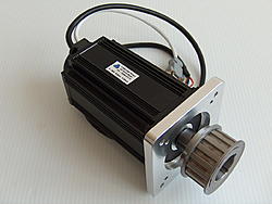 Dmm Motor Mounting with Bridgeport Pulley Mounted.jpg