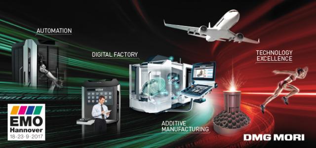 EMO 2017 – DMG MORI to demonstrate the future of production technology live in Hall 2